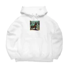 Superherooの発光する鱗を持つ恐竜 Big Hoodie