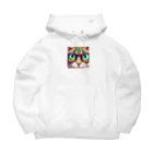 as企画のサイバー猫 Big Hoodie