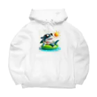 Visualbum5のサメのバカンス Big Hoodie