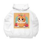 グアムドッグホテルズセレクトショップのスイーツ大好きな子猫ちゃん Big Hoodie