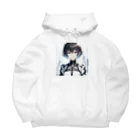 しんがんの未来的なAI美女 Big Hoodie