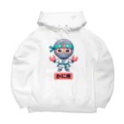 ニンニン忍者パンの可愛らしい忍者キャラクターの12星座シリーズ第4弾（かに座） Big Hoodie