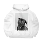 可愛い動物の犬 Big Hoodie