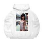 OPI_TT_RyumisVelnの褐色の女の子が贅沢な温泉でまったりと過ごしています。 Big Hoodie