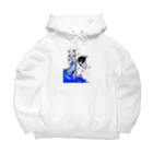 Simizimi_sizimiのしみじみしじみの荒波にもまれてます。 Big Hoodie