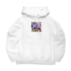 yumiceのice meets オリガミイルカ Big Hoodie