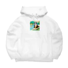 yumiceのice meets オリガミカワウソ Big Hoodie