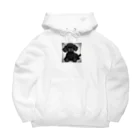 kuuchan0613の可愛い黒色トイプードルグッズ Big Hoodie