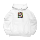 雪売店のマグカップかくれんぼ猫 Big Hoodie