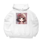 mikukiのかわいい女の子 Big Hoodie