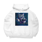 猫田丸尾の飛ぶ猫田 Big Hoodie