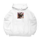 me-me shopのハッピーパグ Big Hoodie