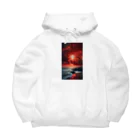 dorakiti0712のサンセット・ビーチ Big Hoodie