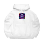 オダチャンショップのneon dog Big Hoodie