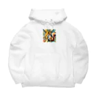 きりん𓃱のリス Big Hoodie