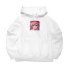 asanonnのリボン付きヘッドバンドな女の子 Big Hoodie