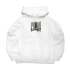 barisukaのバスルームのブルドッグ Big Hoodie