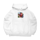 われらちきゅうかぞくのダディーベリーと子供たち Big Hoodie