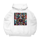 Kuris-DesignのThanks GOD,I'm alive. Big Hoodie