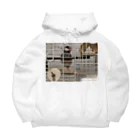 小鳥屋の桜文鳥のくうちゃんグッズ Big Hoodie