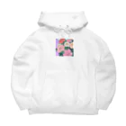 小町の花に囲まれた日常 Big Hoodie