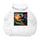 すずらん24の幸運のドラゴン Big Hoodie