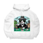 ぴーすけ🃏【ポーカーグッズ】のブラックジャック猫 Big Hoodie