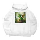 ドリームスケープギャラリーの子竜のお散歩 Big Hoodie