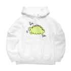 もちもちサウルスのもちもちサウルス(うんうん) Big Hoodie