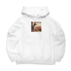 me-tooの遠くを見つめる愛犬 Big Hoodie