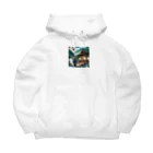 アニマル達の温泉旅館を営むカピパラ Big Hoodie