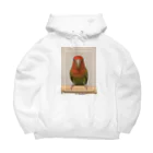 bird-kouのコザクラインコ Big Hoodie