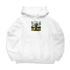 chibita08のグラサンプードル Big Hoodie