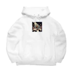 きなこのショップのネコのリサイタル Big Hoodie