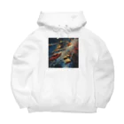 MistyStarkの宇宙を飛び交う車たち Big Hoodie