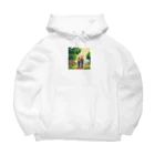 kichamanの散歩デート Big Hoodie