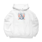 (っ◔◡◔)っ ♥ Le Petit Trésor ♥の花の詩カップ(The Flower Poetry Cup) Big Hoodie