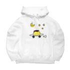 愛と幸せの魔法使いの月夜に駆けるプリン Big Hoodie