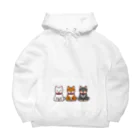 モチクマのドット絵三柴犬さん Big Hoodie