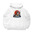 momonekokoの風格漂う王者の虎 Big Hoodie