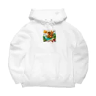 ハピShopのフライドラゴン Big Hoodie