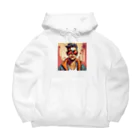 パワドラのサングラスをかけたイケオジ Big Hoodie