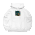 sion1010の泳ぐ猫グッズ Big Hoodie