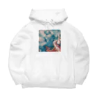 R-mayの鮮やかなマーブル Big Hoodie