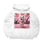 noririnoの桜犬 Big Hoodie