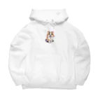 マダイ大佐の補給廠の三毛猫チーちゃんグッズ Big Hoodie