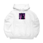 WataAmeProjectのネオン幻想: 運命を背負う者 Big Hoodie