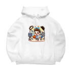 bottaの可愛い、かず。さん、バスケダーツ Big Hoodie