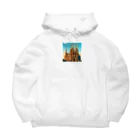 Pixel Art Goodsのサクラダファミリア（pixel art） Big Hoodie