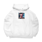 MTHのデータを分析するミニブタ Big Hoodie